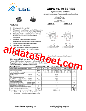 GBPC5002型号图片