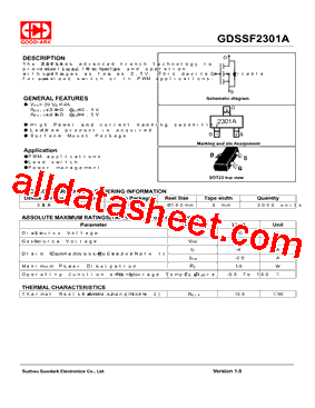 GDSSF2301A_15型号图片