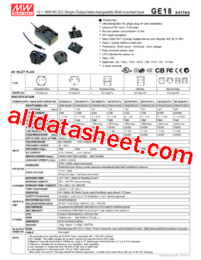 GE1815-P1J型号图片