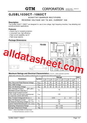 GJSBL1050CT型号图片