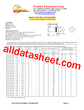 GLZ6.8A-LFR型号图片