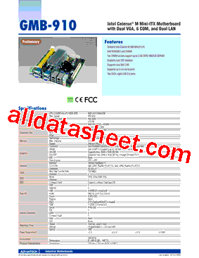 GMB-910-M6A1E型号图片