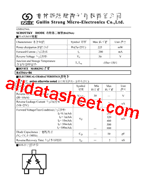 GMBAT54A型号图片