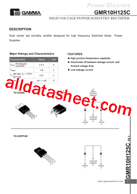 GMR10H125CTA3T型号图片