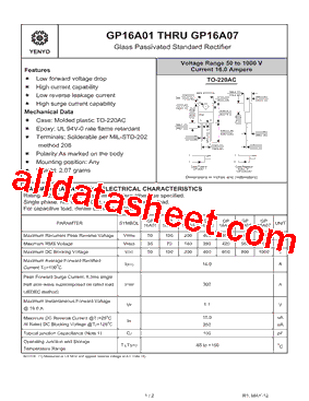 GP16A04型号图片