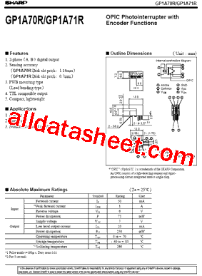 GP1A70R型号图片