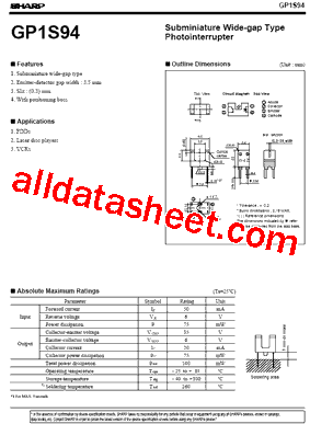 GP1S94型号图片