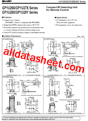 GP1U272X型号图片