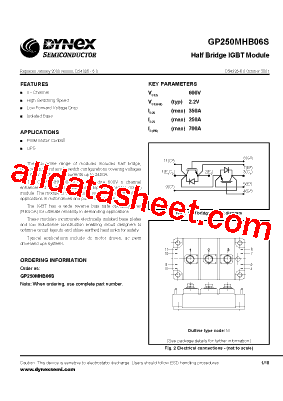 GP250MHB06S型号图片