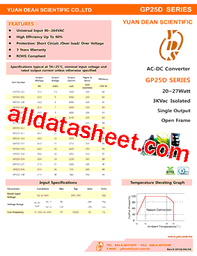 GP25D-S27型号图片