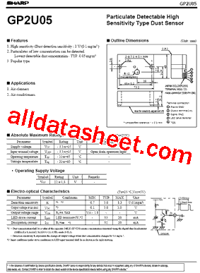 GP2U05型号图片