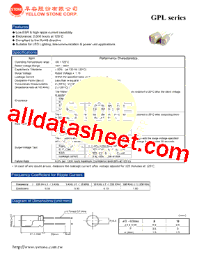 GPL-100M25V0808型号图片