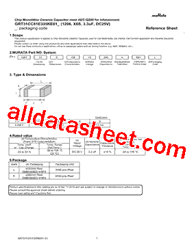 GRT31CC81E335KE01型号图片