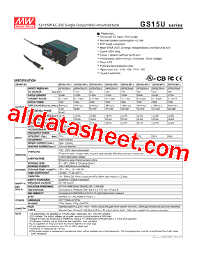 GS15U-2P1J型号图片