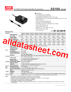 GS18U03-P1J型号图片