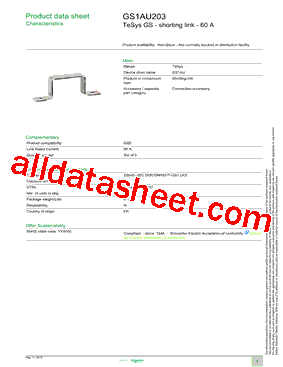 GS1AU203型号图片