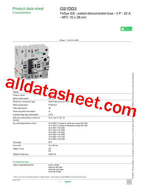 GS1DD3型号图片