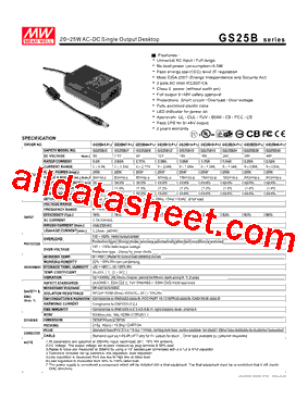 GS25B24-P1J型号图片