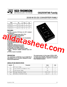 GS25T48-12型号图片