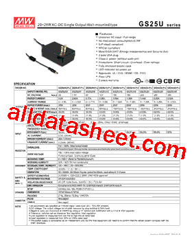 GS25U09-P1J型号图片