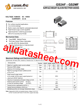 GS2AF型号图片