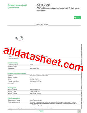 GS2AH36F型号图片