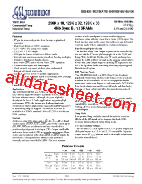 GS840E32AB-150I型号图片