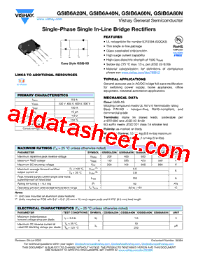 GSIB6A60N型号图片