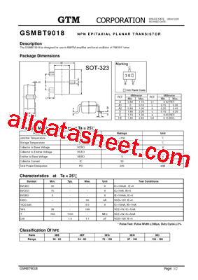 GSMBT9018型号图片