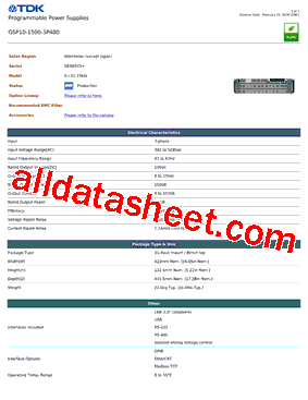 GSP10-1500-3P480型号图片