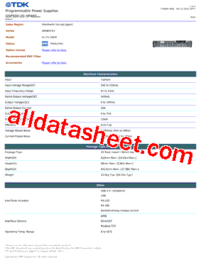 GSP500-20-3P480型号图片