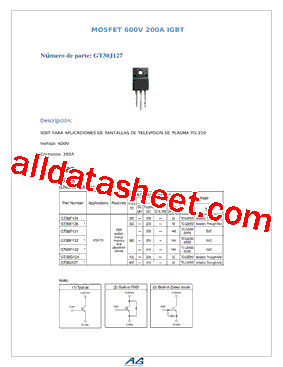 GT30J127型号图片