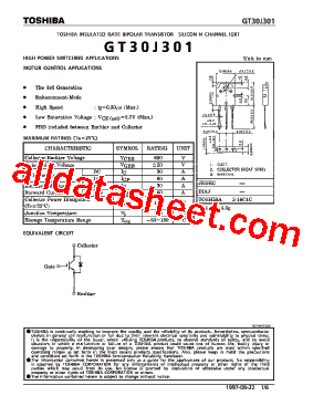 GT30J301型号图片