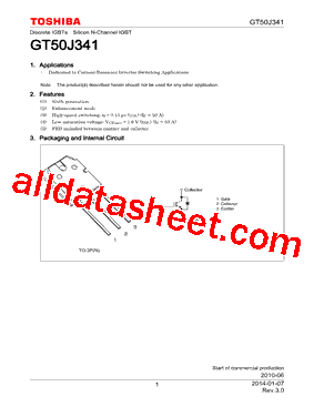GT50J341型号图片