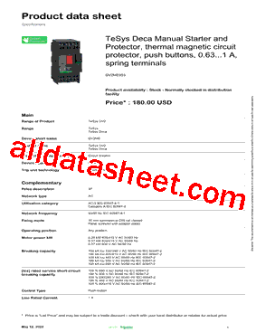 GV2ME053型号图片