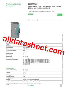 H365AWK型号图片