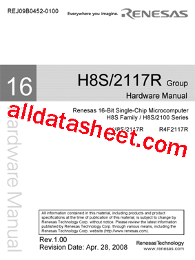 H8S2117R型号图片