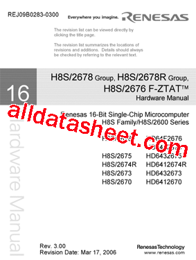 H8S2674R型号图片