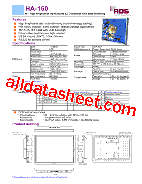 HA-150-APG型号图片