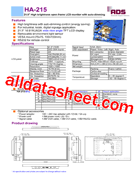 HA-215-BHI型号图片