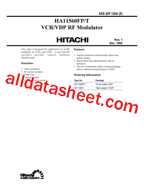 HA11560T型号图片