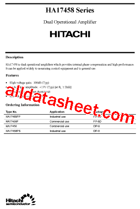 HA17458PS型号图片