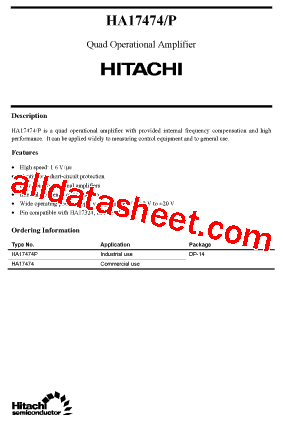 HA17474P型号图片