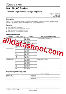 HA179L09P型号图片