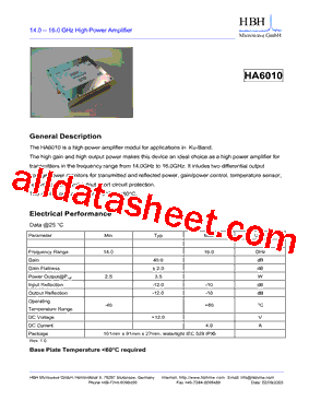 HA6010型号图片