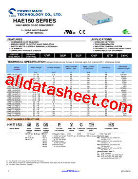 HAE150-12S12型号图片