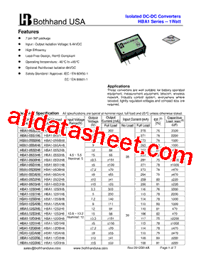 HBA1-05SBH6型号图片