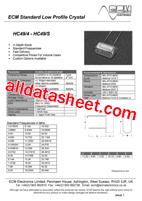 HC49-4型号图片