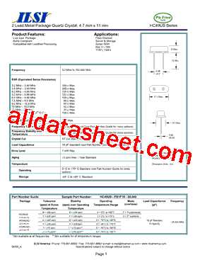 HC49US-BH5F18-20.000型号图片