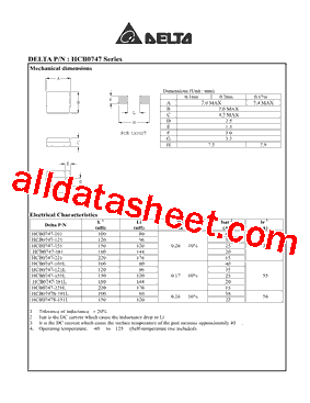 HCB0747-121L型号图片